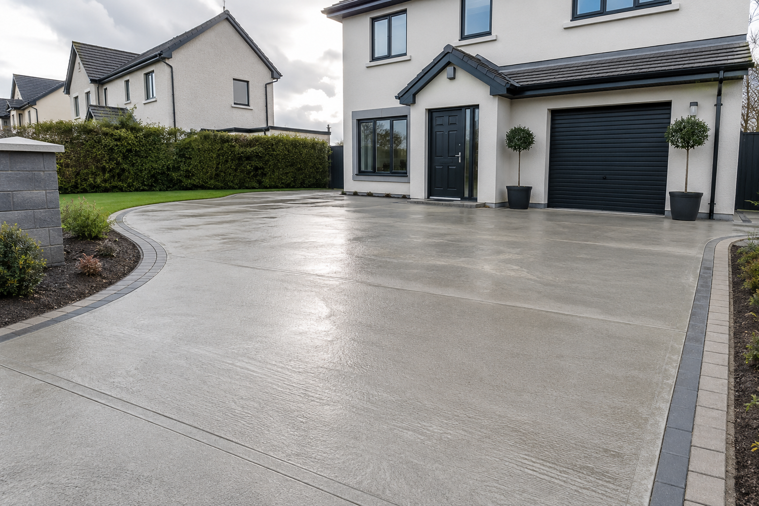 Concrete driveway finished in Nenagh, Tipperary
