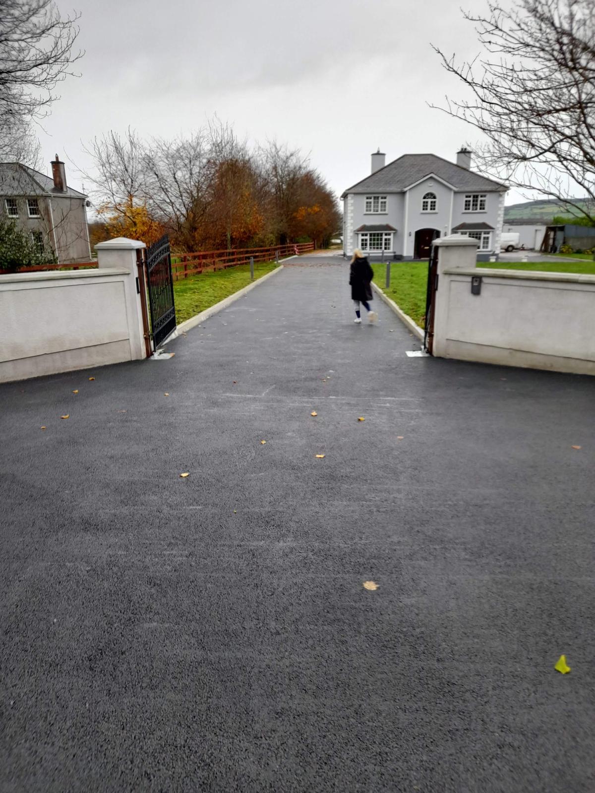 New driveway installation in Tipperary by Tipperary Groundworks